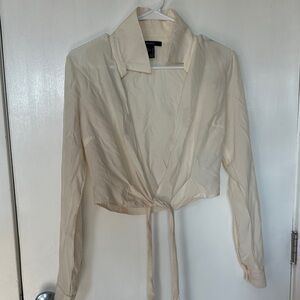 Forever 21 Cream Blouse